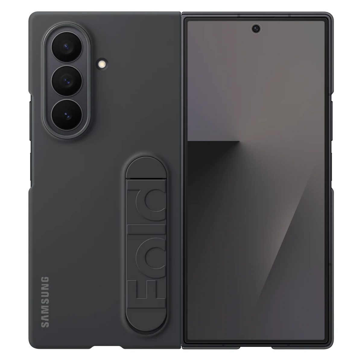 Samsung Galaxy Z Fold 7 Matte Skin Feel PC Hard Case with Kickstand