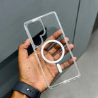 Samsung Galaxy S25 Ultra Kuvete High Quality Clear Case with Magsafe - Tranparent