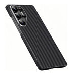 Samsung Galaxy S26 Ultra Slim Lightweight Carbon Fiber Case with Magsafe - Black Mobile Case by CoverMeUp - Style 11