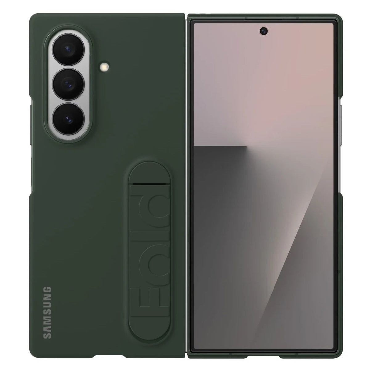 Samsung Galaxy Z Fold 7 Matte Skin Feel PC Hard Case with Kickstand