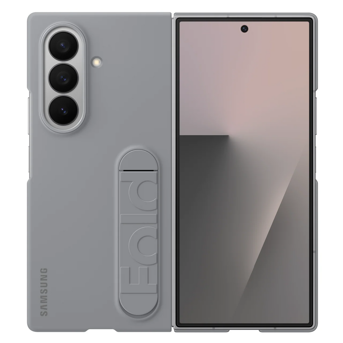 Samsung Galaxy Z Fold 7 Matte Skin Feel PC Hard Case with Kickstand