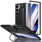 Samsung Galaxy Z Fold 7 Skin Feel Case with Metal Stand, S Pen & Front Glass