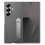 Samsung Galaxy Z Fold7 Leather Protective Shell Case Cover with Stand
