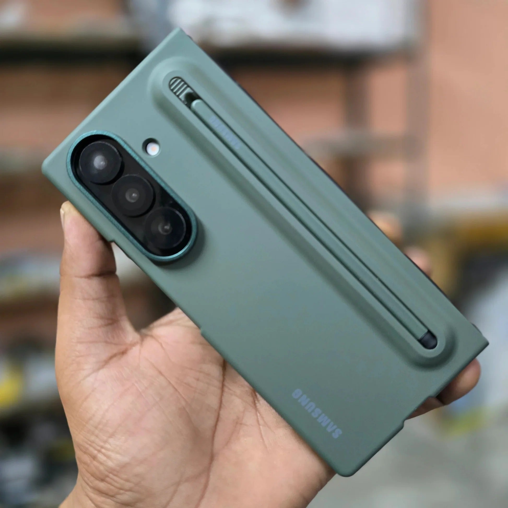 Samsung Galaxy Z Fold7 Skin Feel S Pen Case with Stylus