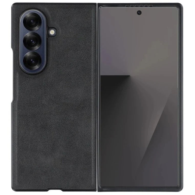 Samsung Galaxy Z Fold 7 Durable Shockproof Protective Leather Case