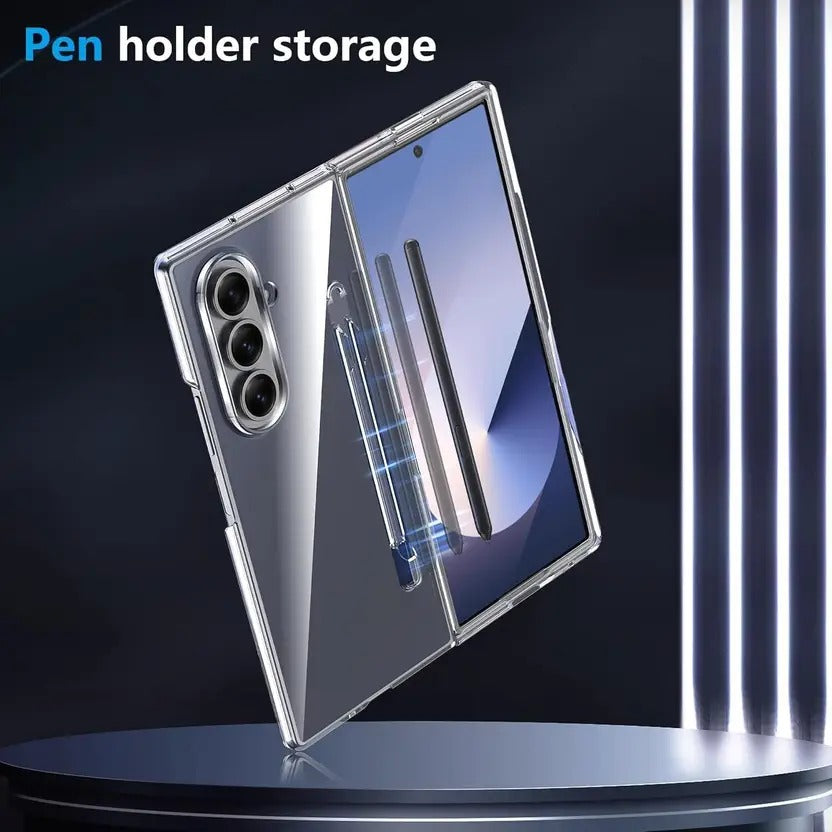 Samsung Galaxy Z Fold7 Cristal Clear Transparent Case with S Pen - Clear