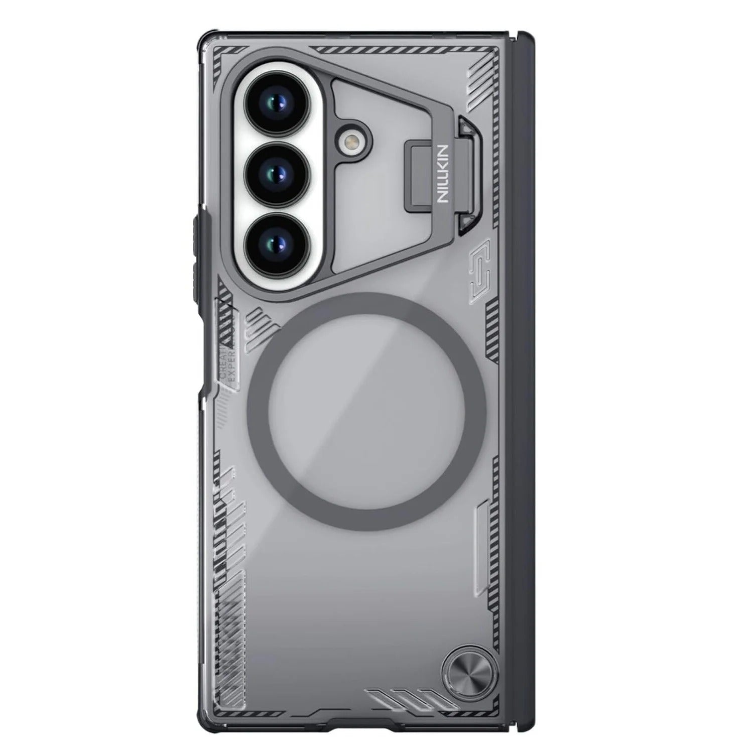 Samsung Z Fold8 Ultra Nillkin ICE-BLADE Series Corner Air Bags + Aluminum Camera Protect Stand Case with Magsafe