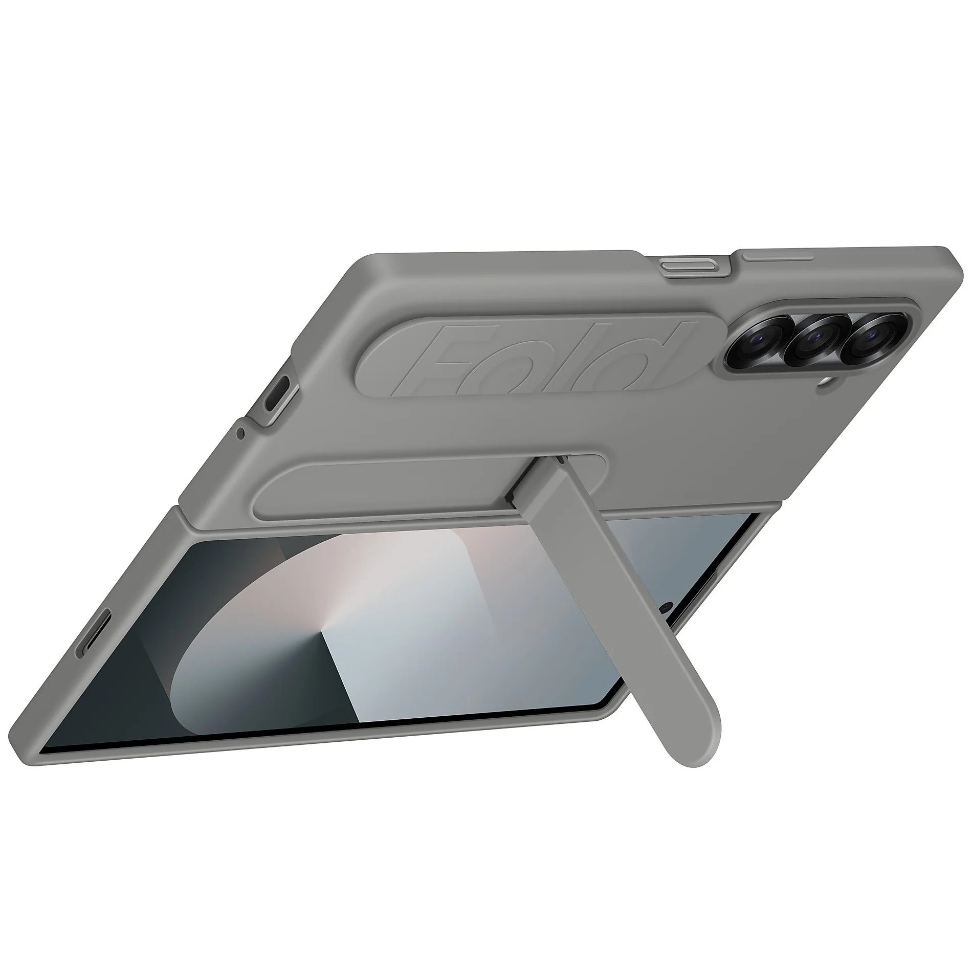 Samsung galaxy Z Fold7 Skin Feel Matte Case with Silicon Band & Stand