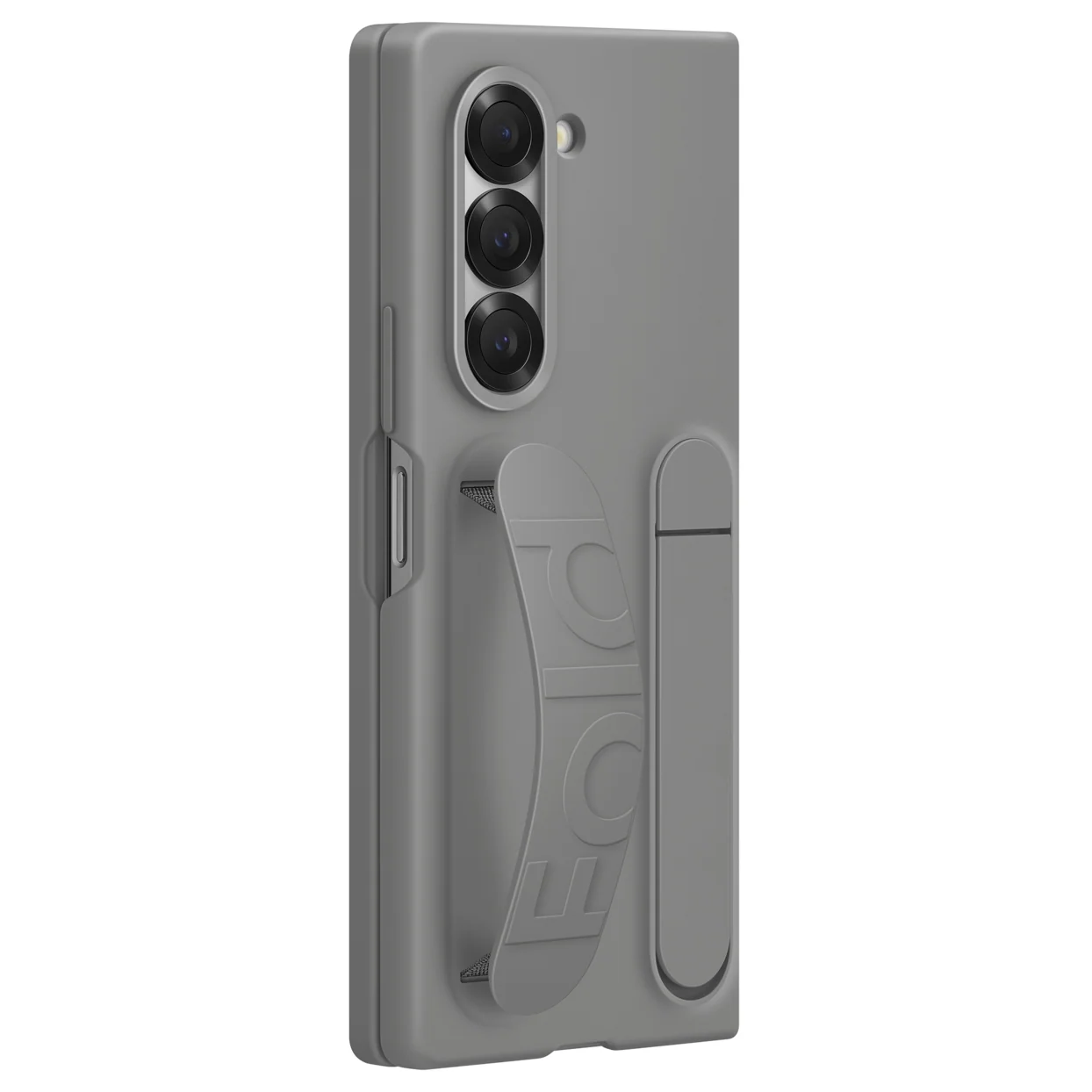 Samsung galaxy Z Fold7 Skin Feel Matte Case with Silicon Band & Stand