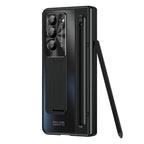 Samsung Galaxy Z Fold7 Electroplating Case with Stylus, Kickstand & Glass Protection