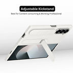Samsung Galaxy Z Fold7 Skin Feel Case with Silicon Band & Kickstand