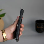 Samsung Galaxy S26 Ultra Luxury Design Leather Case - Black Mobile Case by CoverMeUp - Style 5