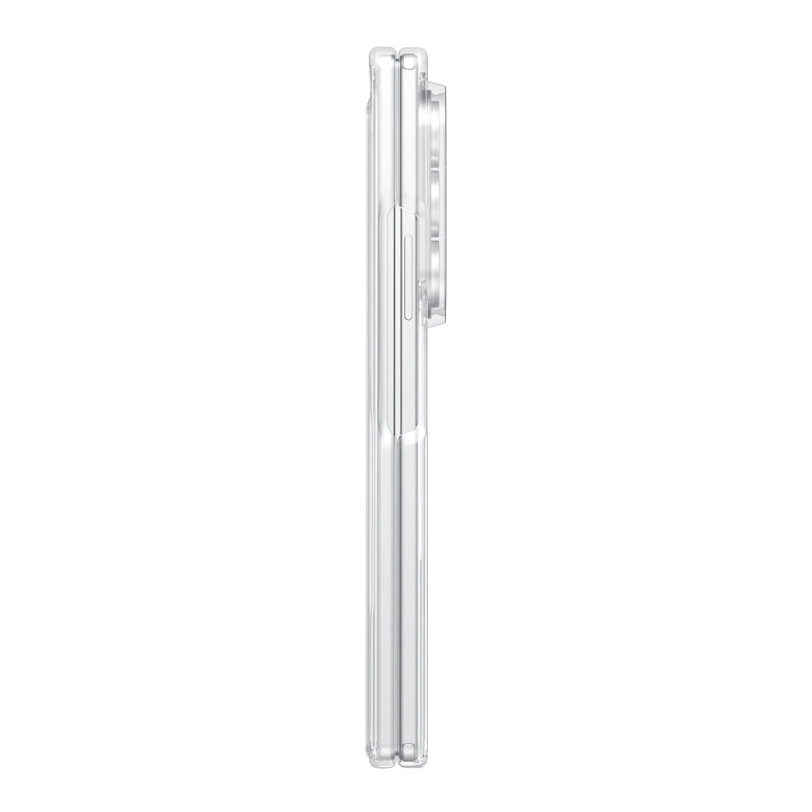 Samsung Z Fold8 Ultra Transparent Case, Cristal Clear Anti-Yellowing Magnetic Magsafe Case with Hinge Protection