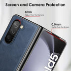 Samsung Galaxy Z Fold 7 Durable Shockproof Protective Leather Case