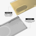 Samsung Z Fold8 Ultra Transparent Case, Crystal Clear Anti-Yellowing Back Cover with Magsafe