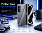 Samsung Z Fold8 Transparent Case, Crystal Clear Anti-Yellowing Back Cover