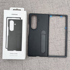 Samsung Galaxy Z Fold7 Leather Protective Shell Case Cover with Stand