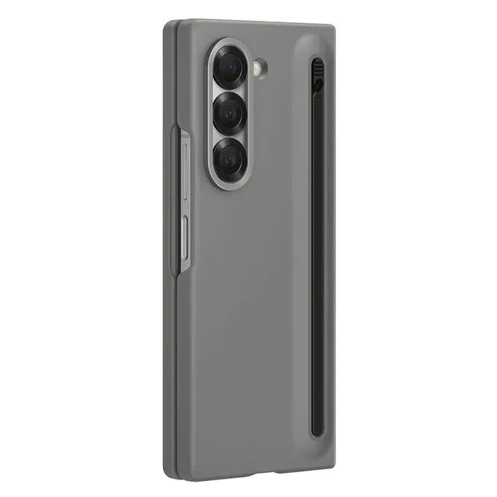 Samsung Galaxy Z Fold7 Skin Feel S Pen Case with Front Glass & Stylus