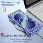 Samsung Z Fold8 Ultra Transparent Case, Crystal Clear Soft TPU Raised Corner Edges