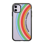 Protective Apple iPhone Back Cover - Rainbow Impact Soft Case For iPhone 12 12Pro - Style 2