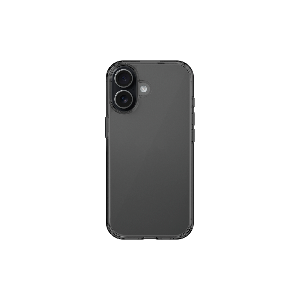 Protective Apple iPhone Back Cover - KZDOO Guardian Transparent Series Case for iPhone 17 (Transparent Smoke)