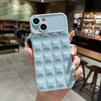 Protective Apple iPhone Back Cover - iPhone 3D Grid Cube Silicone Soft Fashion Case - Style 5
