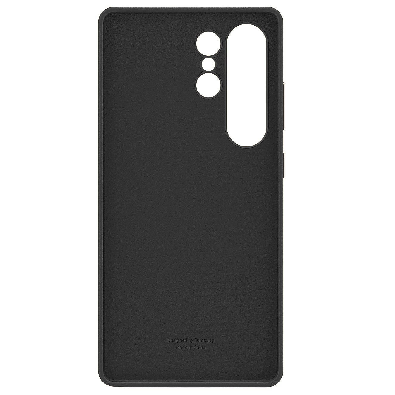 Samsung Galaxy S26 Ultra Kindsuit Leather Back Cover Case - Black Mobile Case by CoverMeUp - Style 4