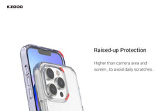 Kzdoo Guardian Transparent Case for iPhone
