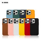 Protective Apple iPhone Back Cover - KZDOO Noble Collection Premium PC+PU Leather Case for iPhone - Style 4