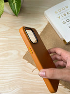 Protective Apple iPhone Back Cover - KZDOO Noble Collection Premium PC+PU Leather Case for iPhone - Style 2