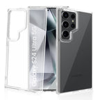 Samsung Galaxy S24 Ultra Rugged Ice Clear Shock Proof Case- Tranparent Mobile Case by CoverMeUp