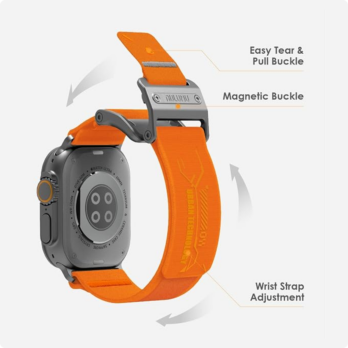 Aulumu A11 Mag Buckle Slim Band for Apple Watch Series