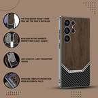 luxurious-leather-wood-grain-texture-case-samsung Mobile Case by CoverMeUp - Style 9