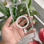 Transparent MagSafe Phone Case with Multi-Drop Protection for Samsung Galaxy S23 Ultra Mobile Case by CoverMeUp - Style 7