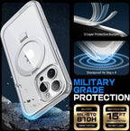 Protective Apple iPhone Back Cover - Alpha Magnetic Ring Case for iPhone - Style 4