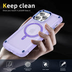 Protective Apple iPhone Back Cover - Wave Armor Matte Magsafe Shield Case - iPhone - Style 21