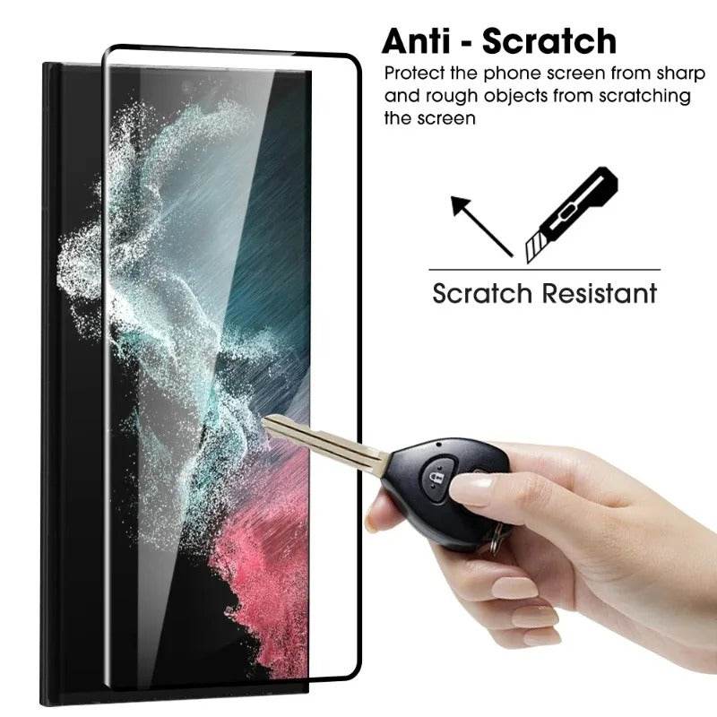 Galaxy S24 Series Tempered Glass Mobile Case by CoverMeUp - Style 8