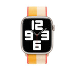 Maize White Sports Loop for iWatch 38mm, 40mm & 41mm Series 1 2 3 4 5 6 7 (Watch Not Included) Mobile Case by CoverMeUp