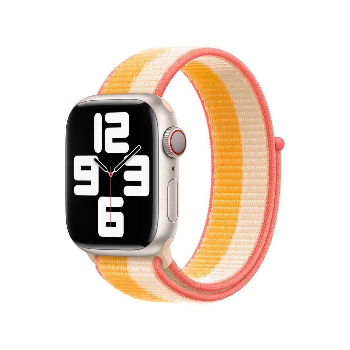 Maize White Sports Loop for iWatch 38mm, 40mm & 41mm Series 1 2 3 4 5 6 7 (Watch Not Included)
