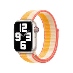 Maize White Sports Loop for iWatch 38mm, 40mm & 41mm Series 1 2 3 4 5 6 7 (Watch Not Included)