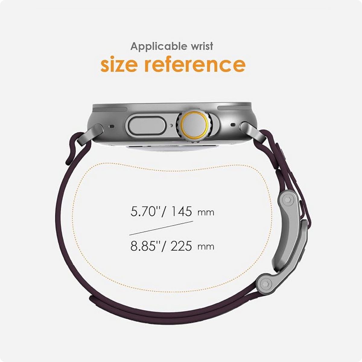 Aulumu A11 Mag Buckle Slim Band for Apple Watch Series