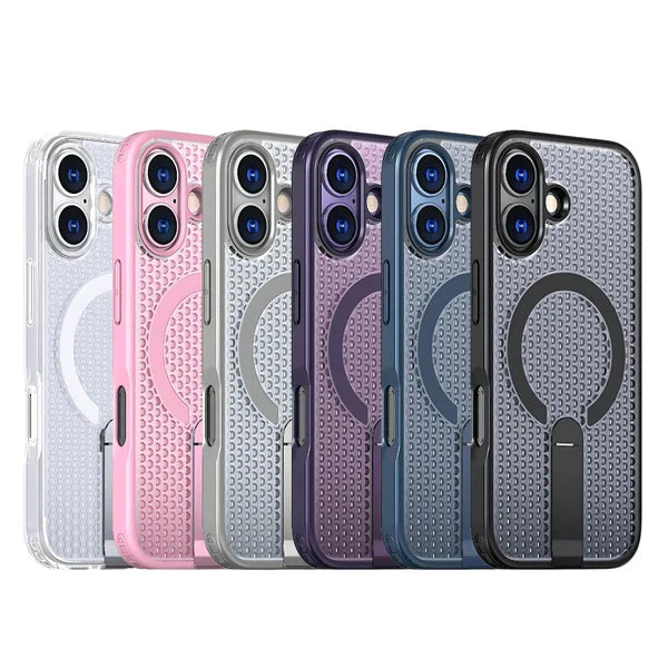 Mesh MagSafe Case With Kickstand For iPhone
