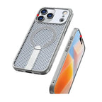 Protective Apple iPhone Back Cover - Mesh MagSafe Case With Kickstand For iPhone - Style 13