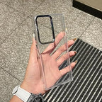 SHEERFORCE Transparent Phone Case for with Fall-Proof Safety for Samsung Galaxy S23 FE Mobile Case by CoverMeUp