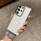 SHEERFORCE Transparent Phone Case for Samsung Galaxy S22 with Fall-Proof Safety Mobile Case by CoverMeUp - Style 4