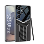 metro-flex-carbon-fiber-leather-case-samsung Mobile Case by CoverMeUp