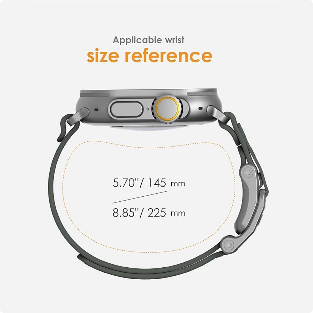 Aulumu A11 Mag Buckle Slim Band for Apple Watch Series