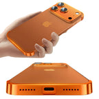 Protective Apple iPhone Back Cover - Minimilist EdgeMetal Case For iPhone - Style 11