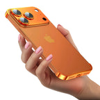 Protective Apple iPhone Back Cover - Minimilist EdgeMetal Case For iPhone - Style 16