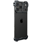 Protective Apple iPhone Back Cover - Luxury Minimilistic Case With Camera Ring for iPhone - Style 2